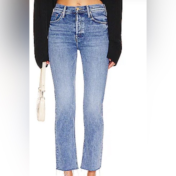 MOTHER Blue Ankle & Cropped Jeans - Picture 5 of 16